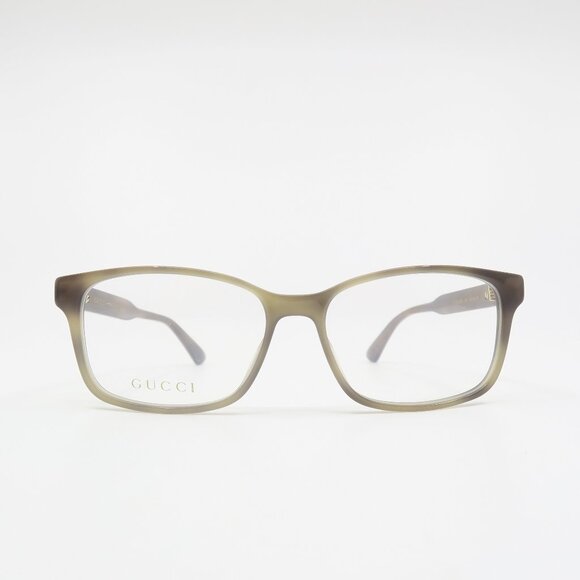 Gucci GG0826O 006 55mm Tan, Rectangle, Unisex, New Eyeglasses Frames. - Picture 2 of 9